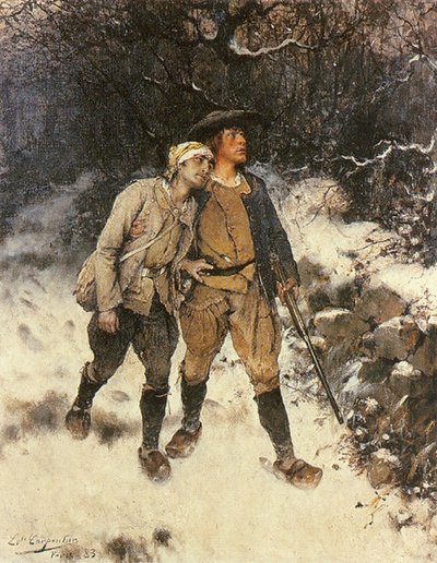 Chouans en desbandada de Evariste Carpentier